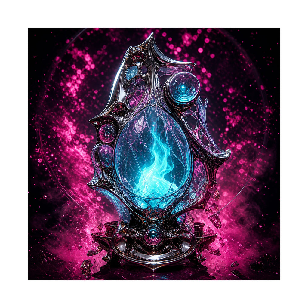 Flux Reliquary original KOSVYRE art print shown on a clean white display