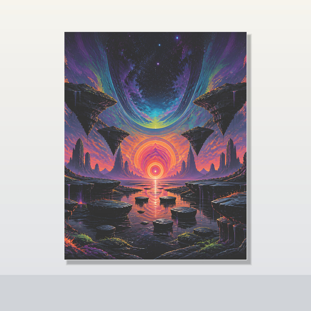 Folded Horizon original KOSVYRE poster shown on a clean unframed display
