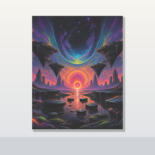 Folded Horizon original KOSVYRE poster shown on a clean unframed display