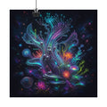 Ghost Circuit Reef original KOSVYRE art print displayed with binder clips