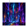 Ghost Geometry original KOSVYRE art print displayed with binder clips