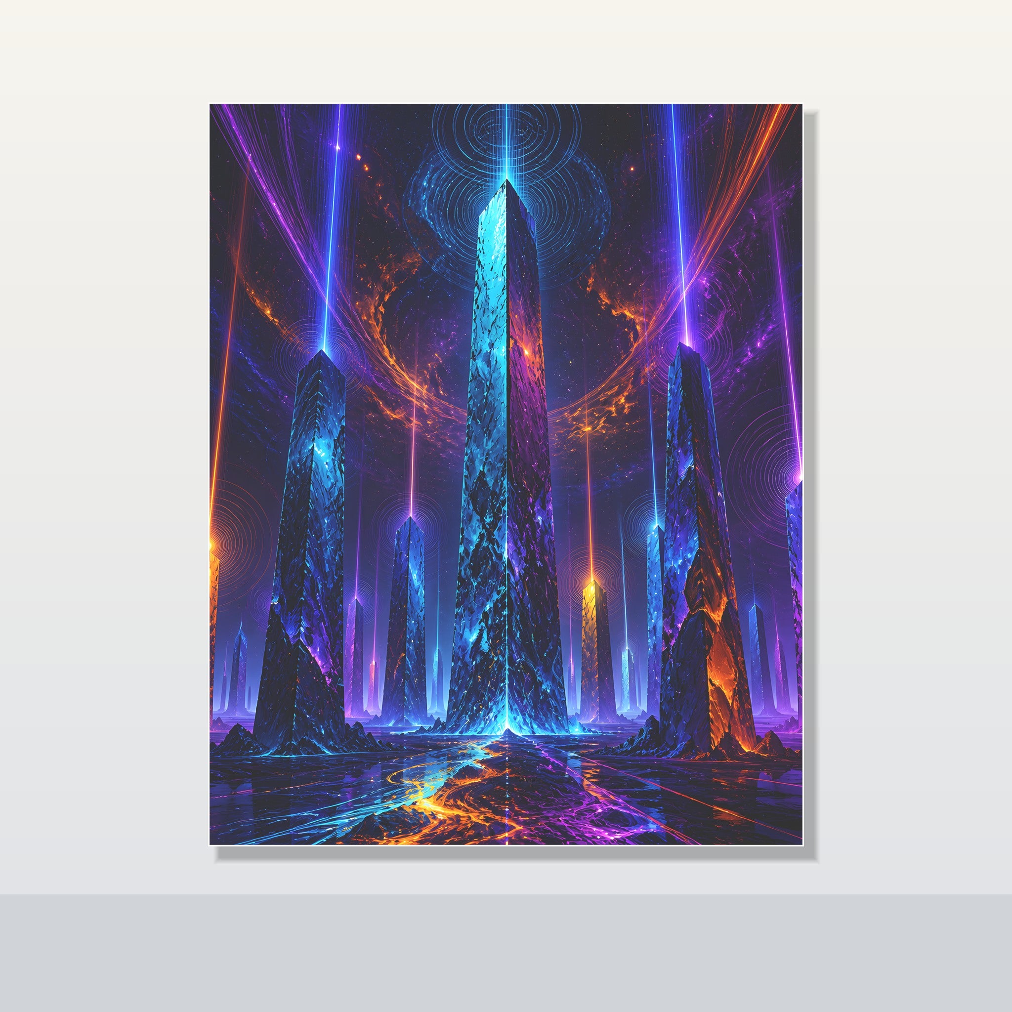 Ghost Geometry original KOSVYRE poster shown on a clean unframed display