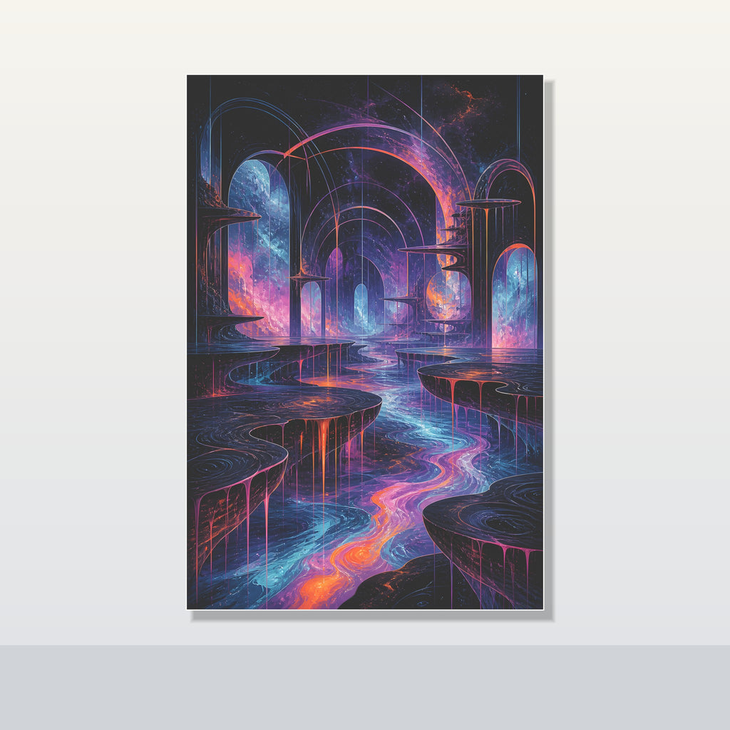 Ghost Relay Basin original KOSVYRE poster shown on a clean unframed display