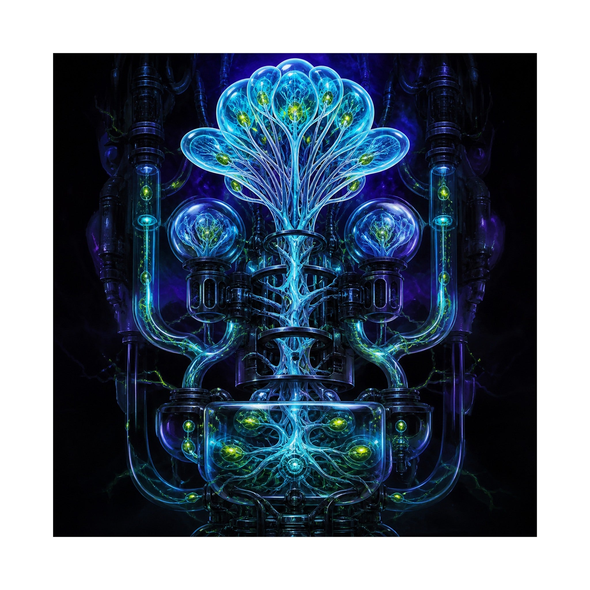 Glassroot Engine original KOSVYRE art print shown on a clean white display