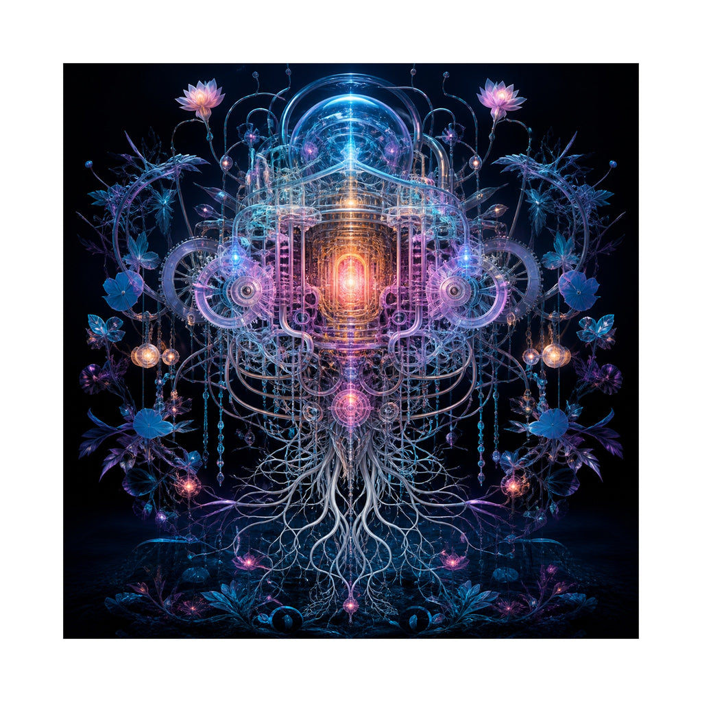 Gossamer Engine original KOSVYRE art print shown on a clean white display