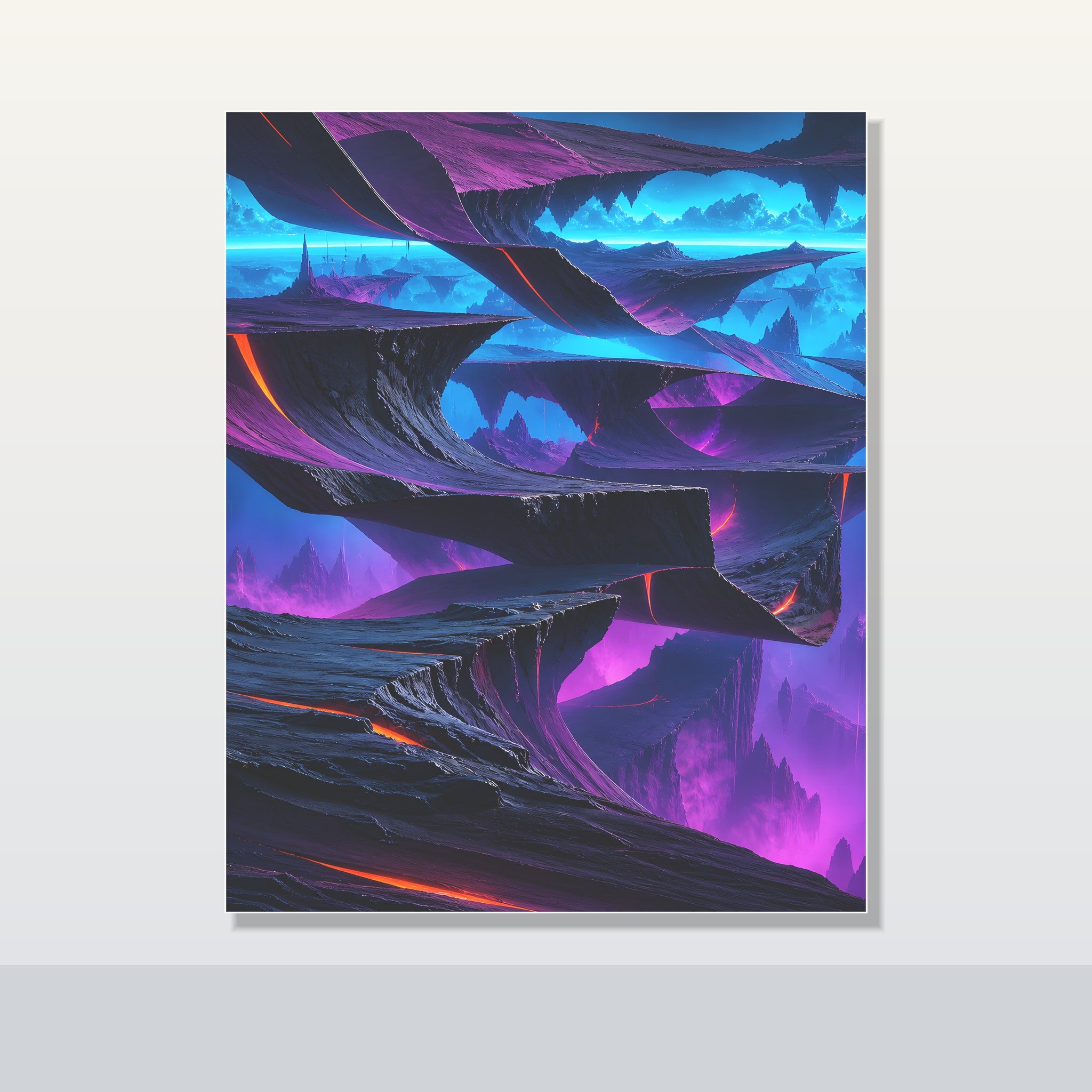 Horizon Fold Array original KOSVYRE poster shown on a clean unframed display