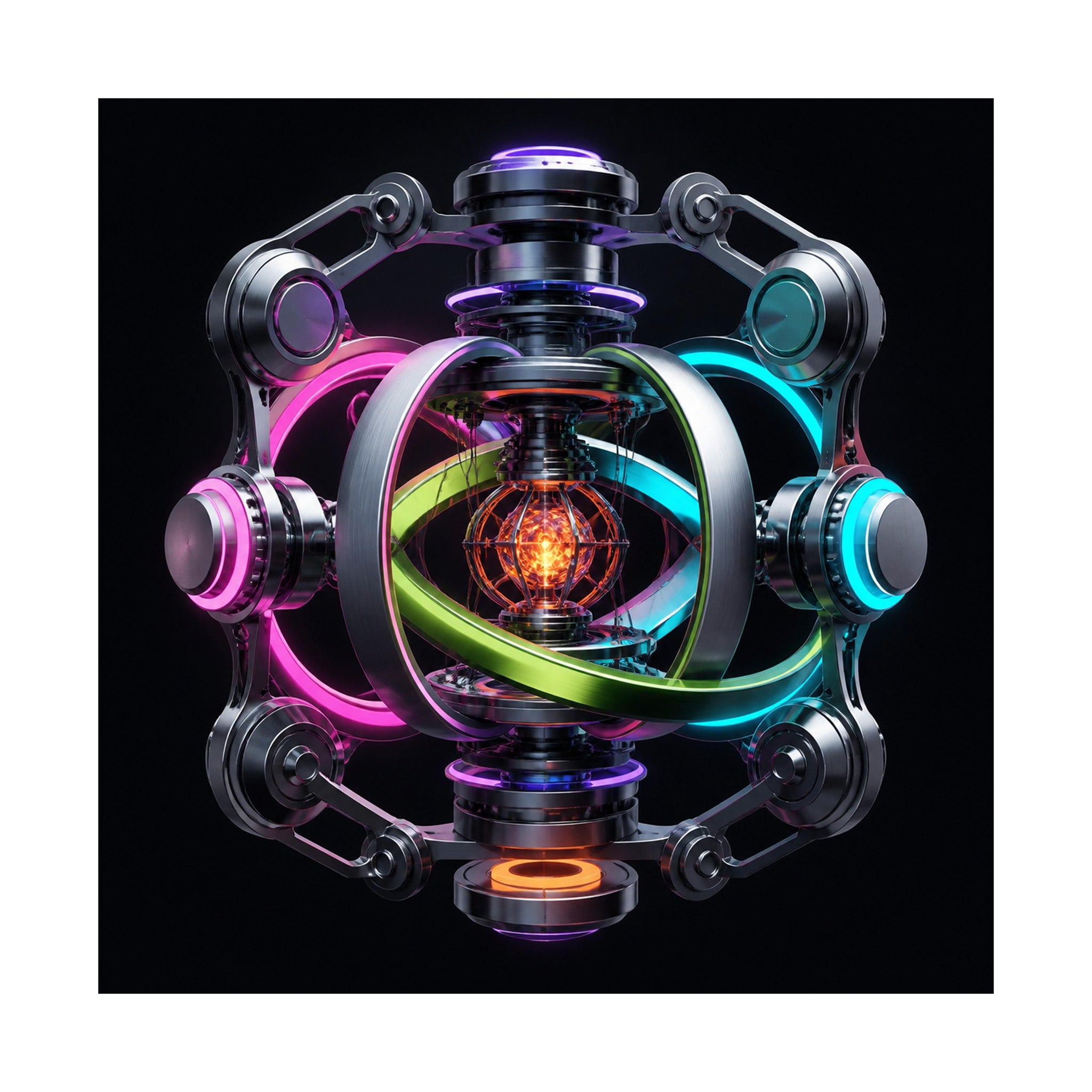 Impossible Engine original KOSVYRE art print shown on a clean white display