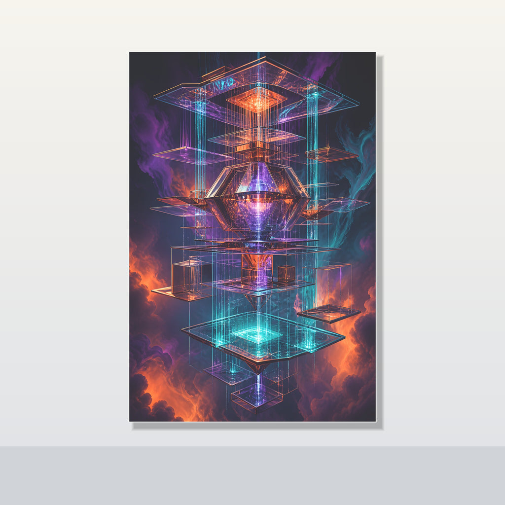 Impossible Rain Processor original KOSVYRE poster shown on a clean unframed display