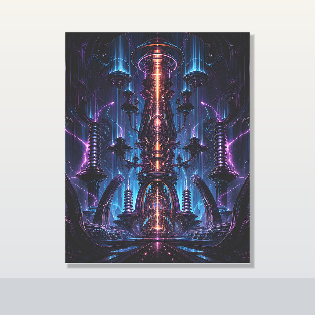 Ion Cathedral original KOSVYRE poster shown on a clean unframed display
