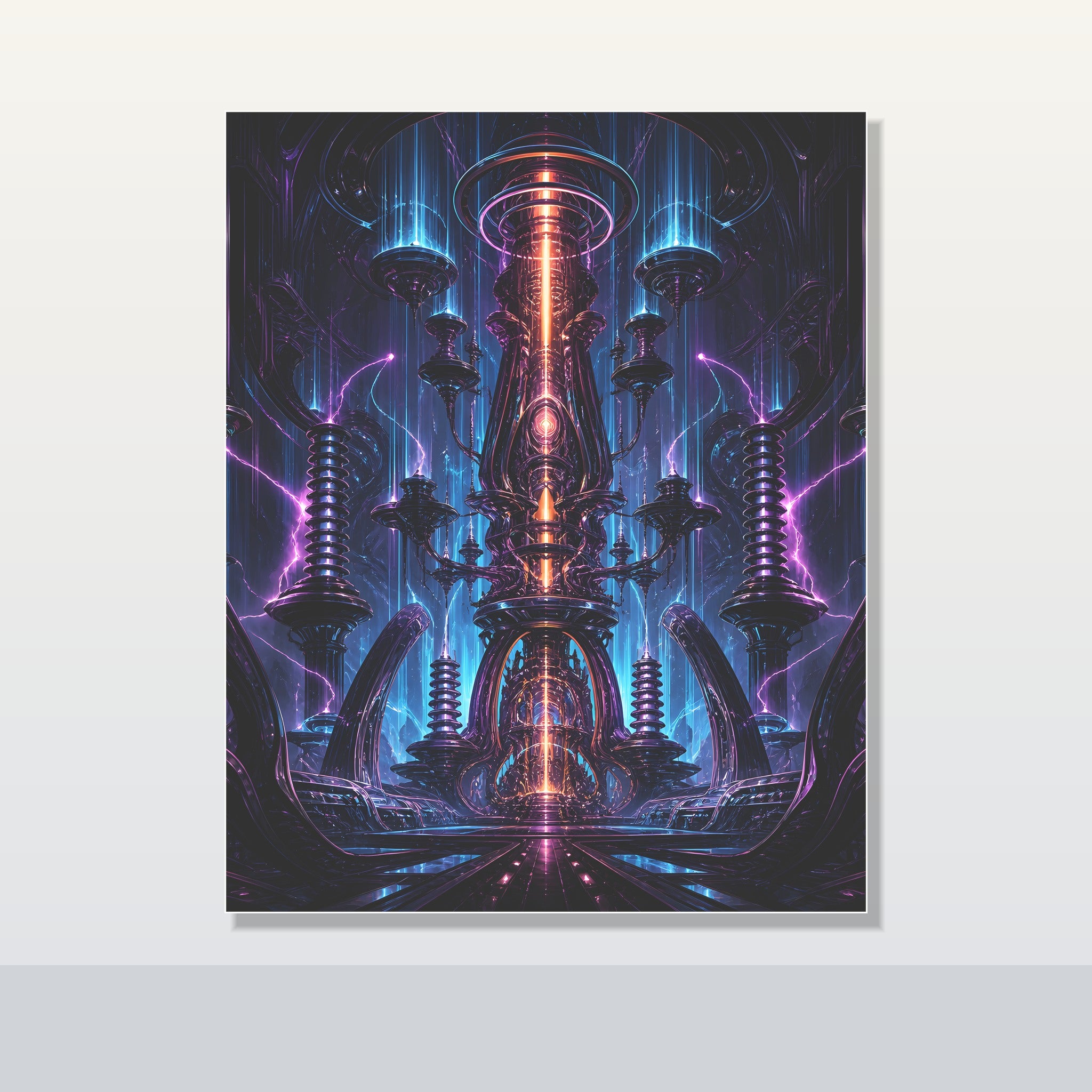 Ion Cathedral original KOSVYRE poster shown on a clean unframed display