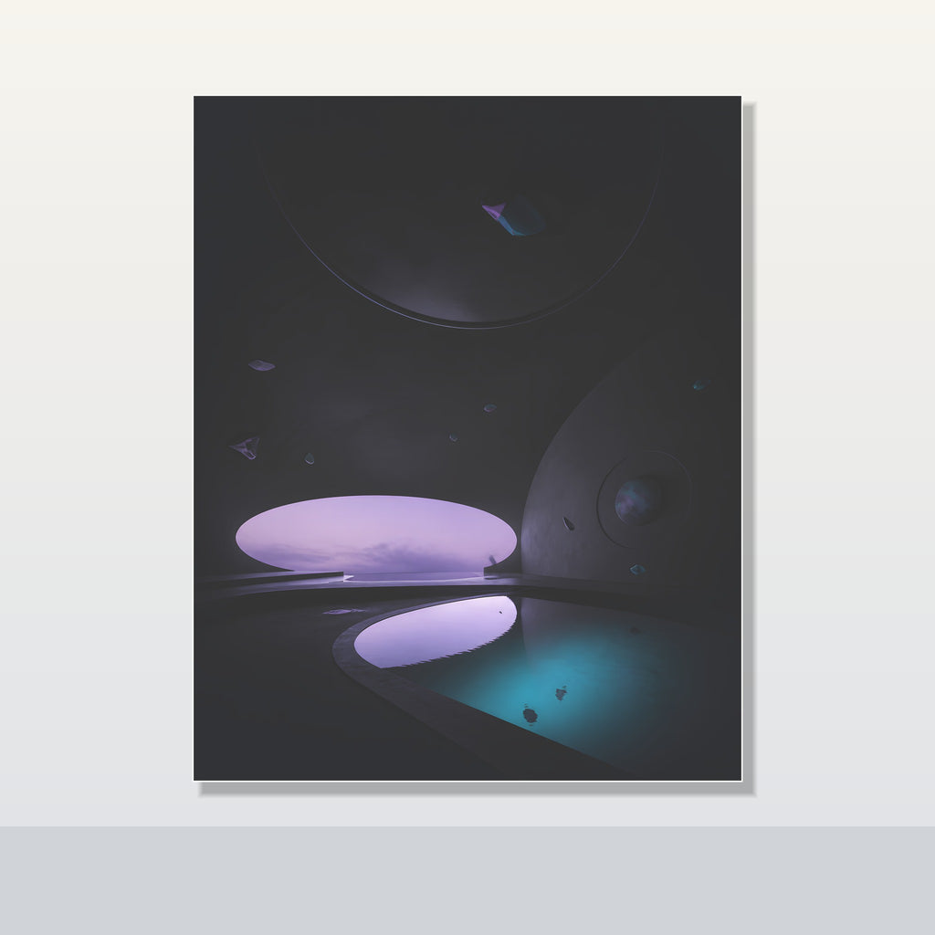 Liminal Velvet Observatory original KOSVYRE poster shown on a clean unframed display