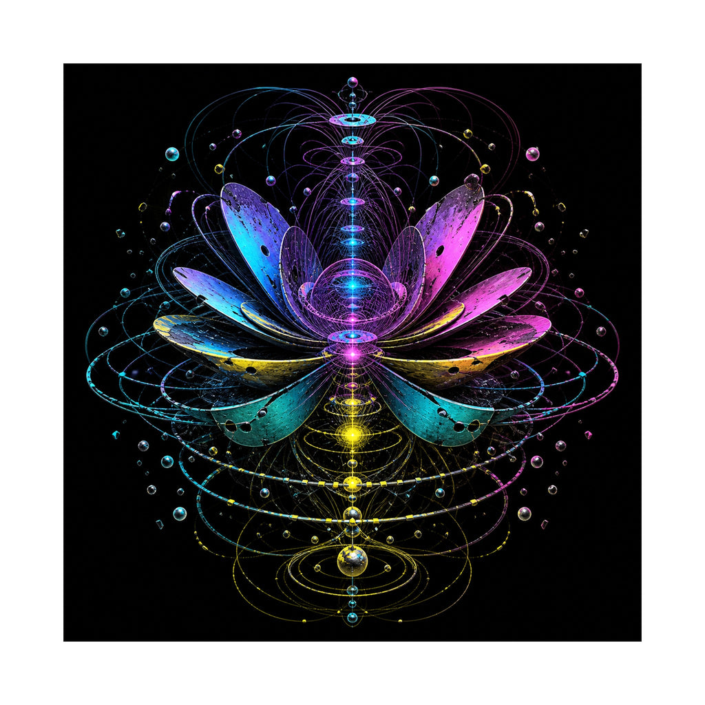 Magnetic Bloom Atlas original KOSVYRE art print shown on a clean white display