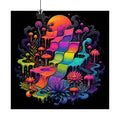Melted Calendar Garden original KOSVYRE art print displayed with binder clips