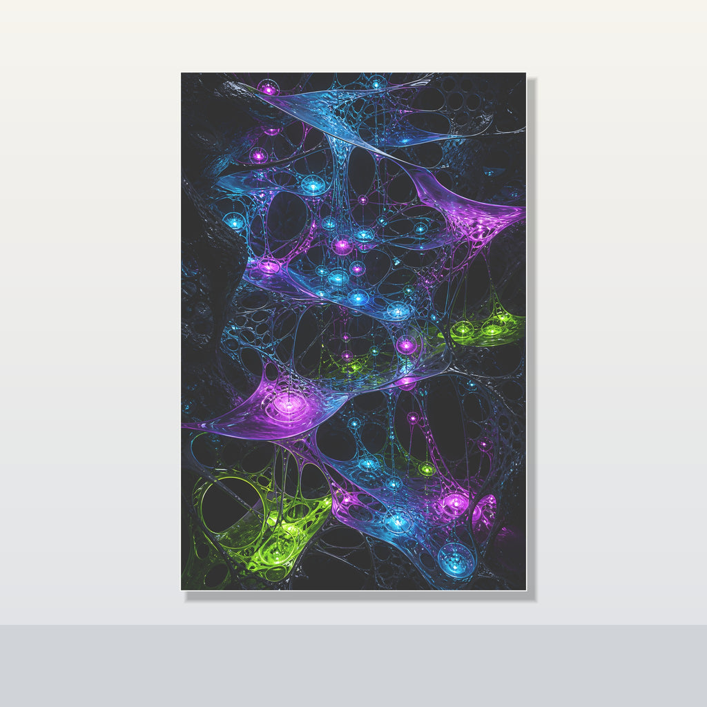 Membrane Relay Field original KOSVYRE poster shown on a clean unframed display