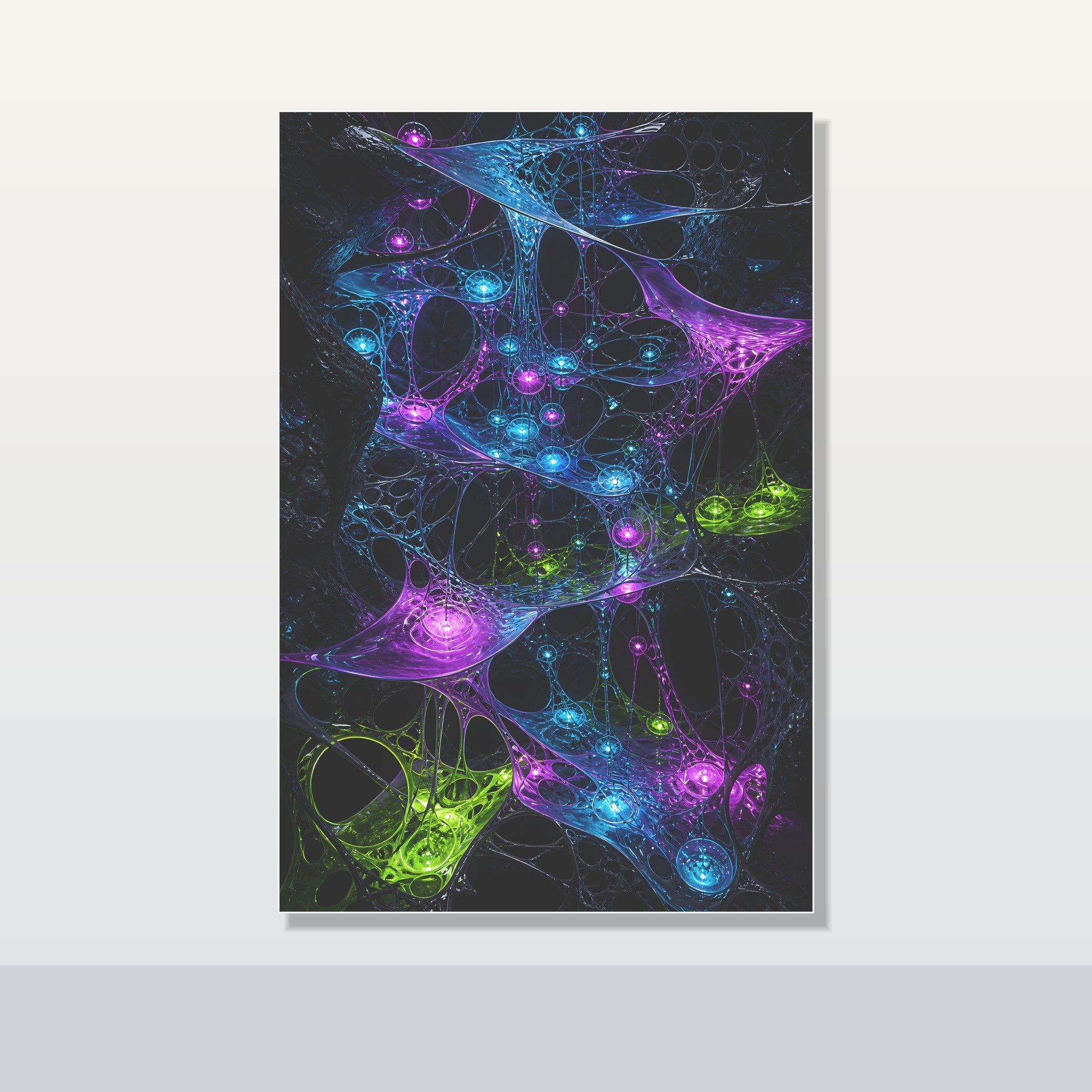 Membrane Relay Field original KOSVYRE poster shown on a clean unframed display
