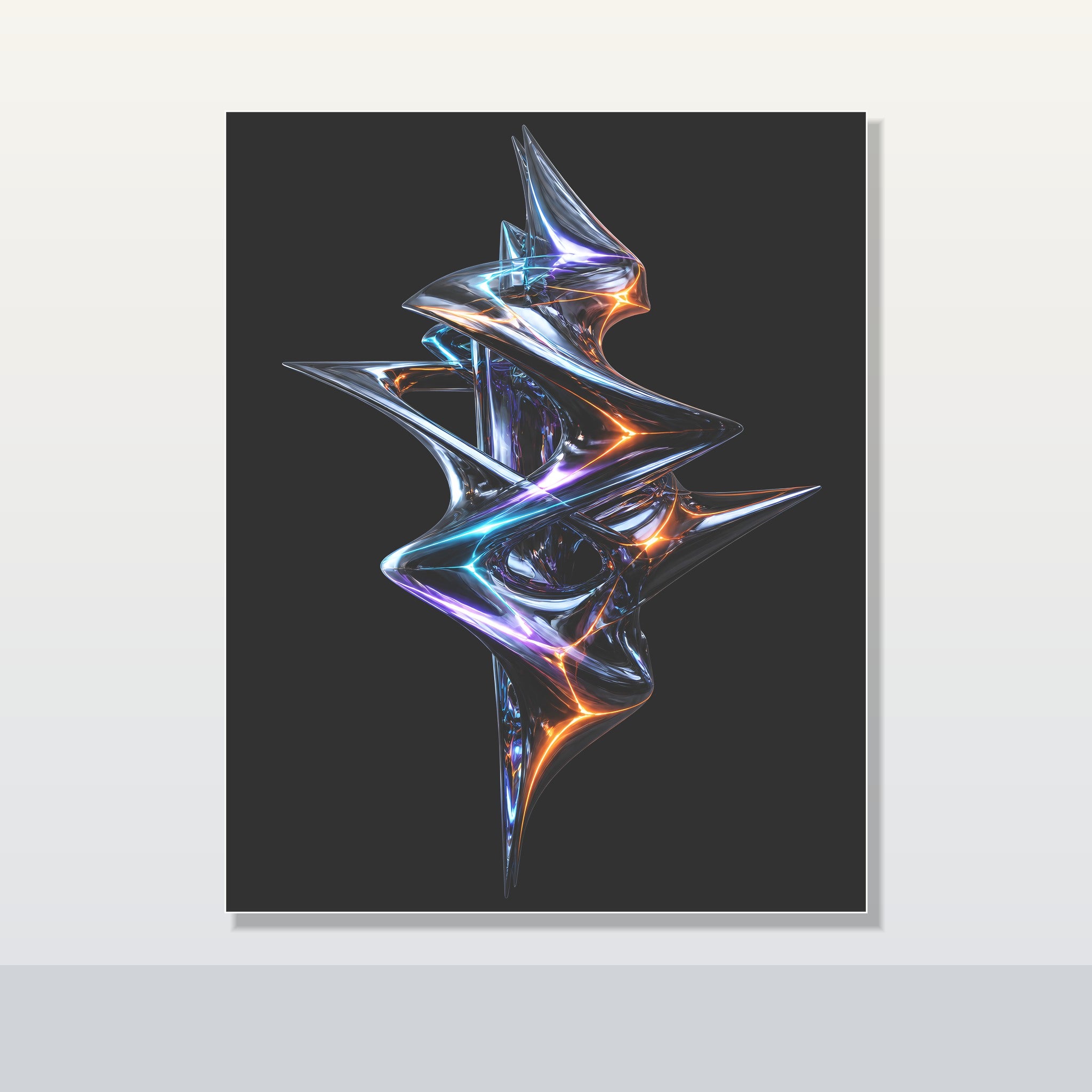 Mercurial Drift Spindle original KOSVYRE poster shown on a clean unframed display