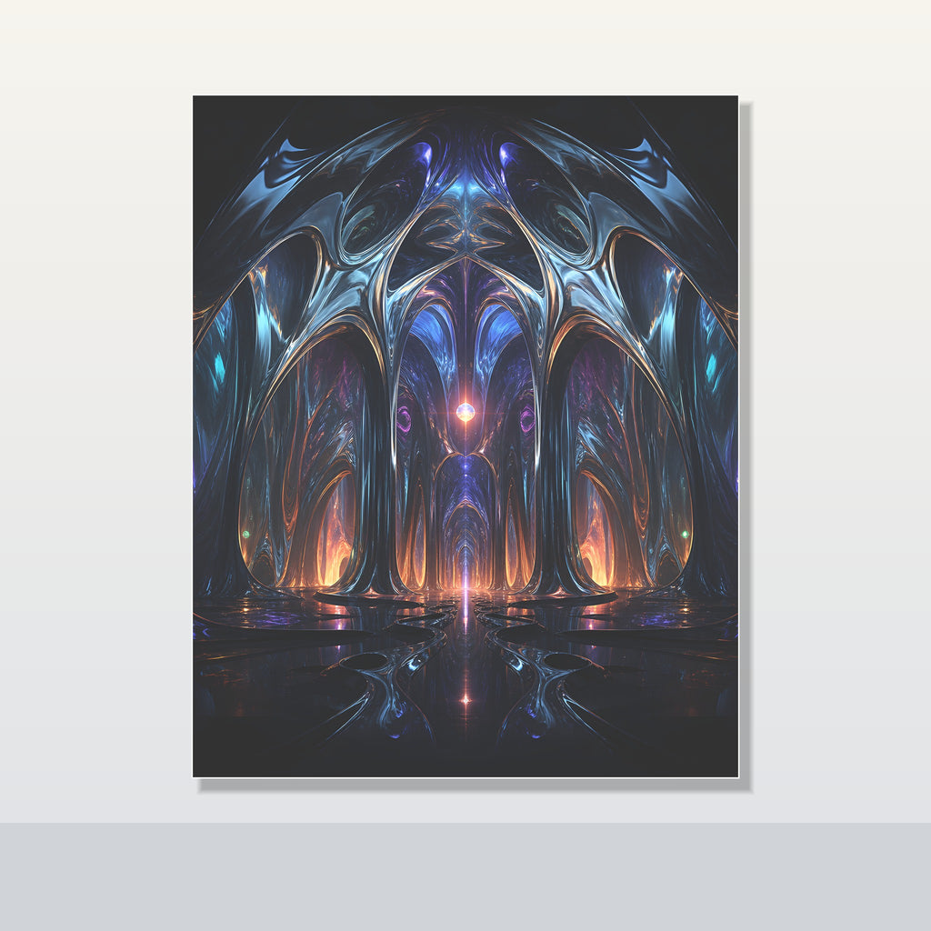 Molten Cathedral original KOSVYRE poster shown on a clean unframed display
