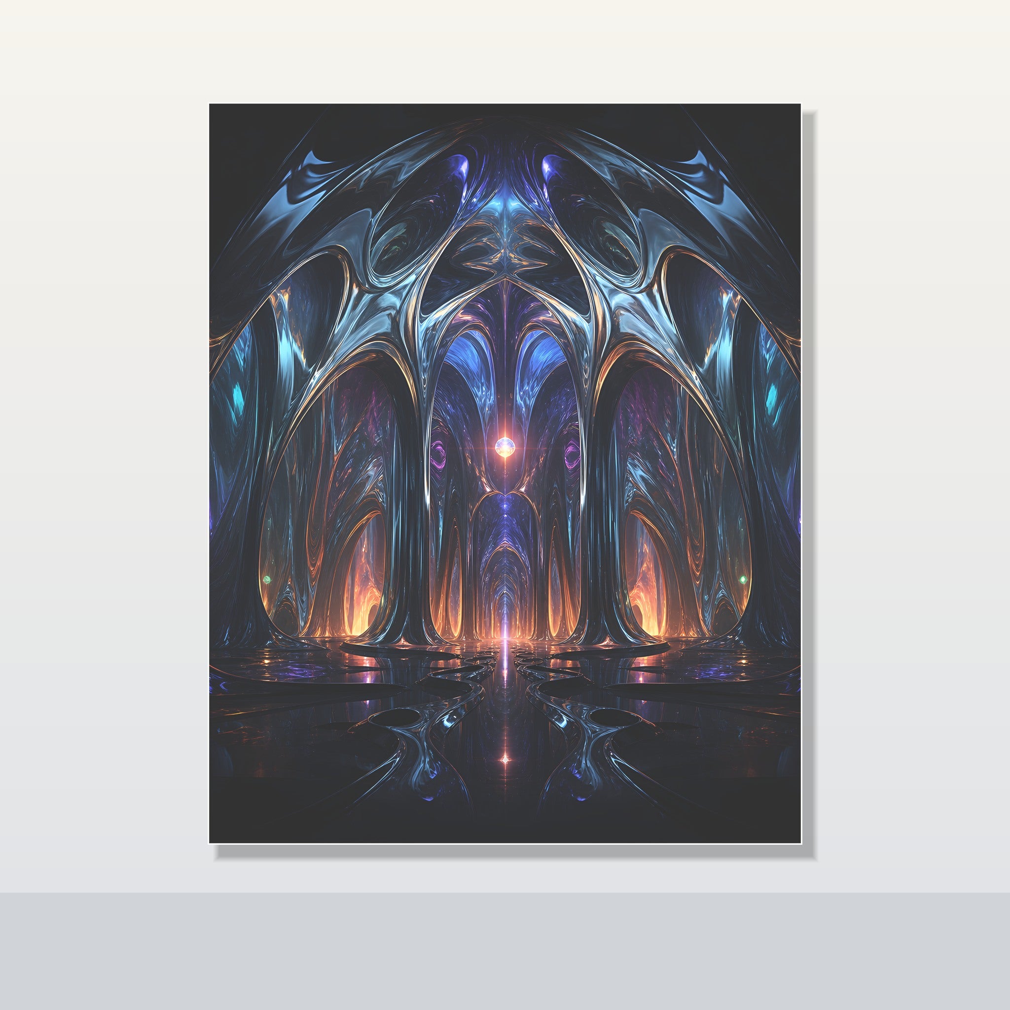 Molten Cathedral original KOSVYRE poster shown on a clean unframed display