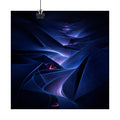 Nocturne Fold Garden original KOSVYRE art print displayed with binder clips