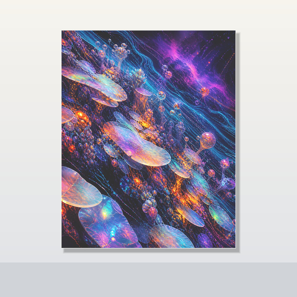 Opal Data Reef original KOSVYRE poster shown on a clean unframed display