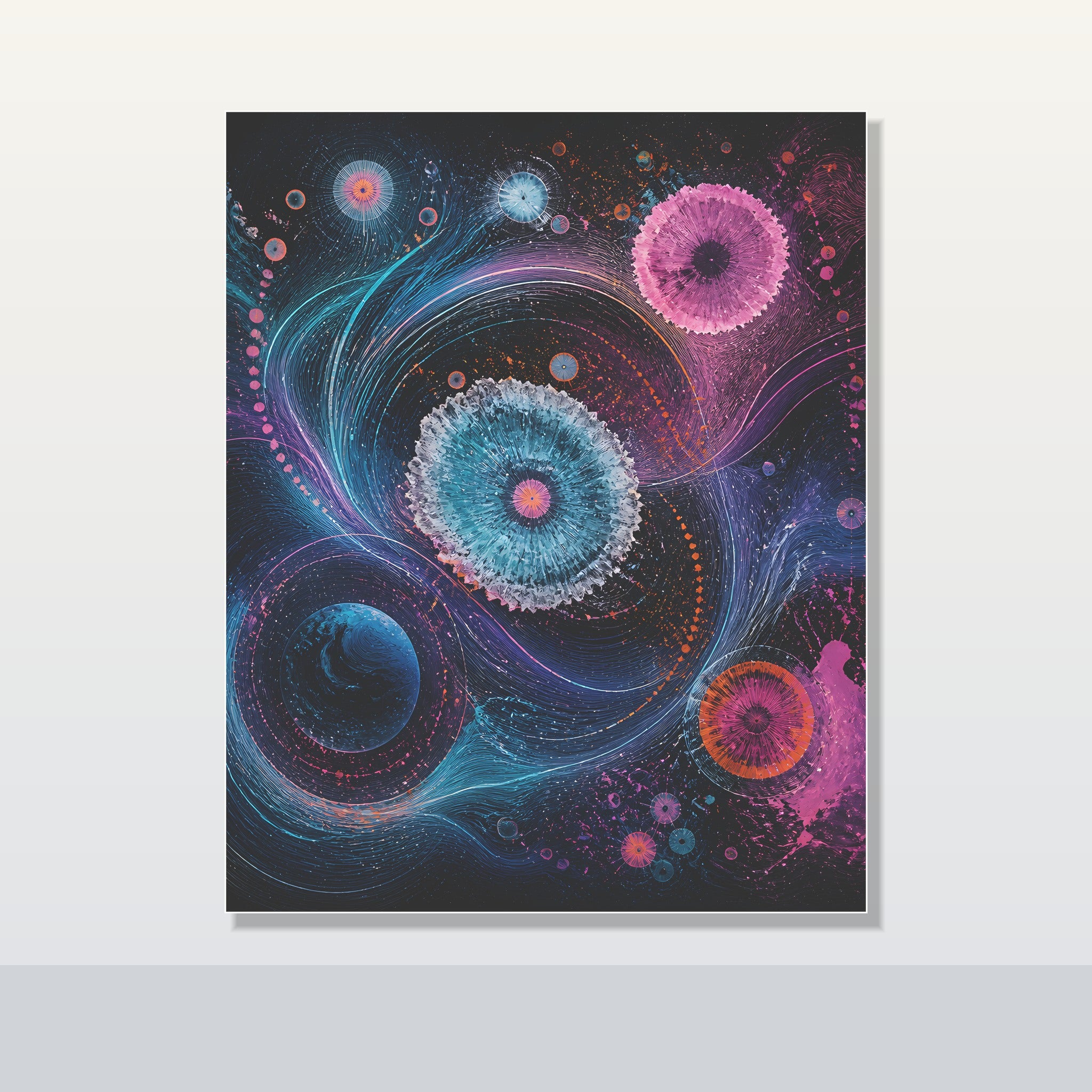 Orbit Salt Compass original KOSVYRE poster shown on a clean unframed display