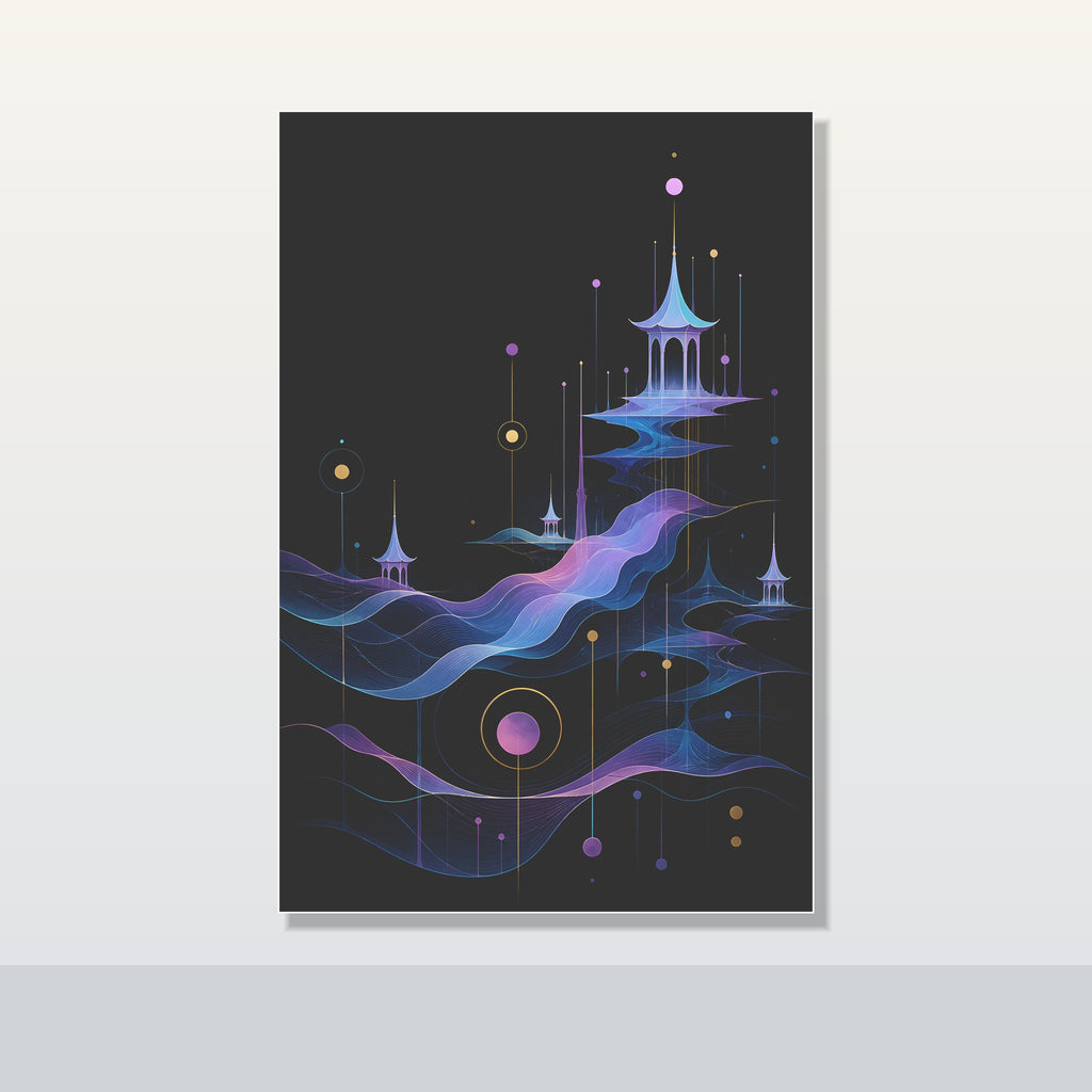 Pale Signal Pavilions original KOSVYRE poster shown on a clean unframed display