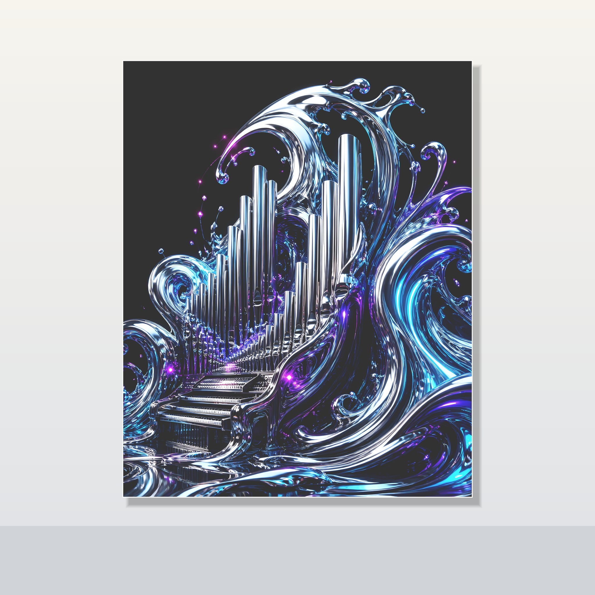 Periscope Chapel original KOSVYRE poster shown on a clean unframed display