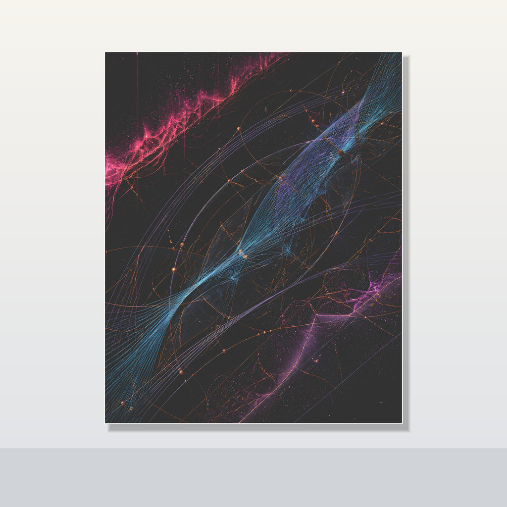 Polar Thread Observatory original KOSVYRE poster shown on a clean unframed display