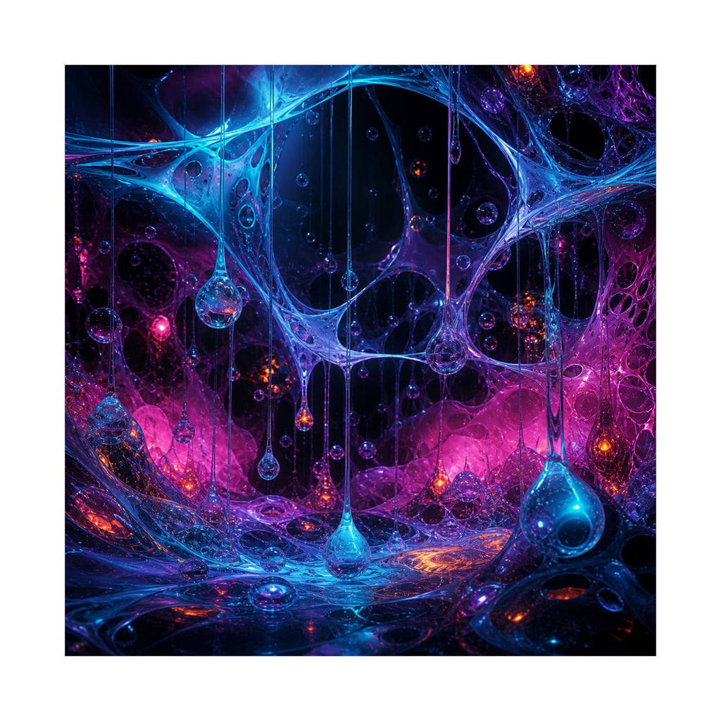 Polymer Rainfield original KOSVYRE art print shown on a clean white display