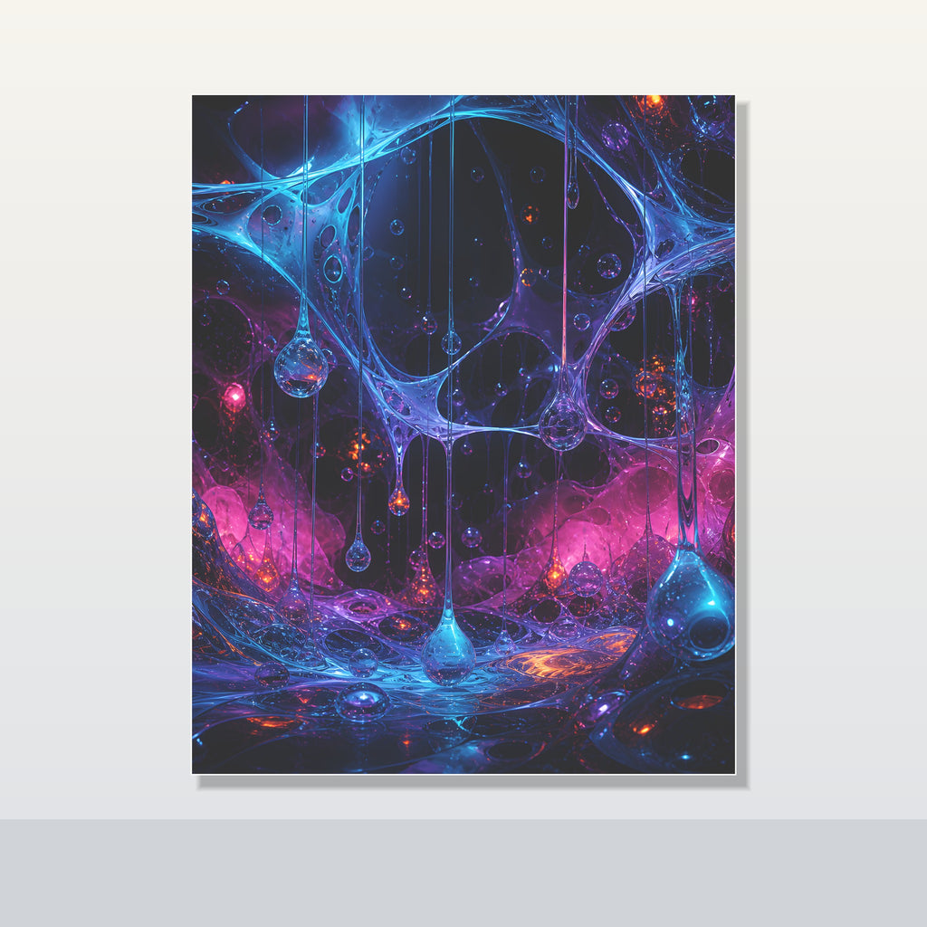 Polymer Rainfield original KOSVYRE poster shown on a clean unframed display