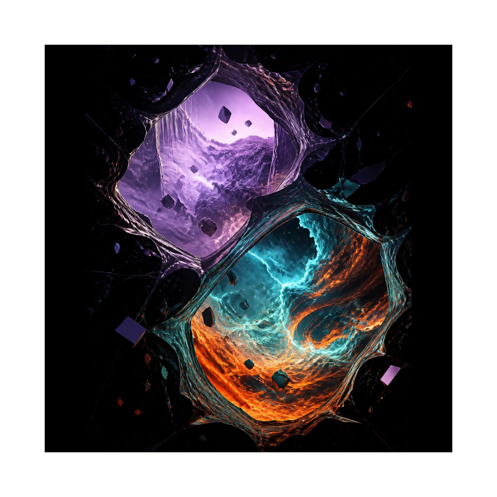 Portal Weather Study original KOSVYRE art print shown on a clean white display