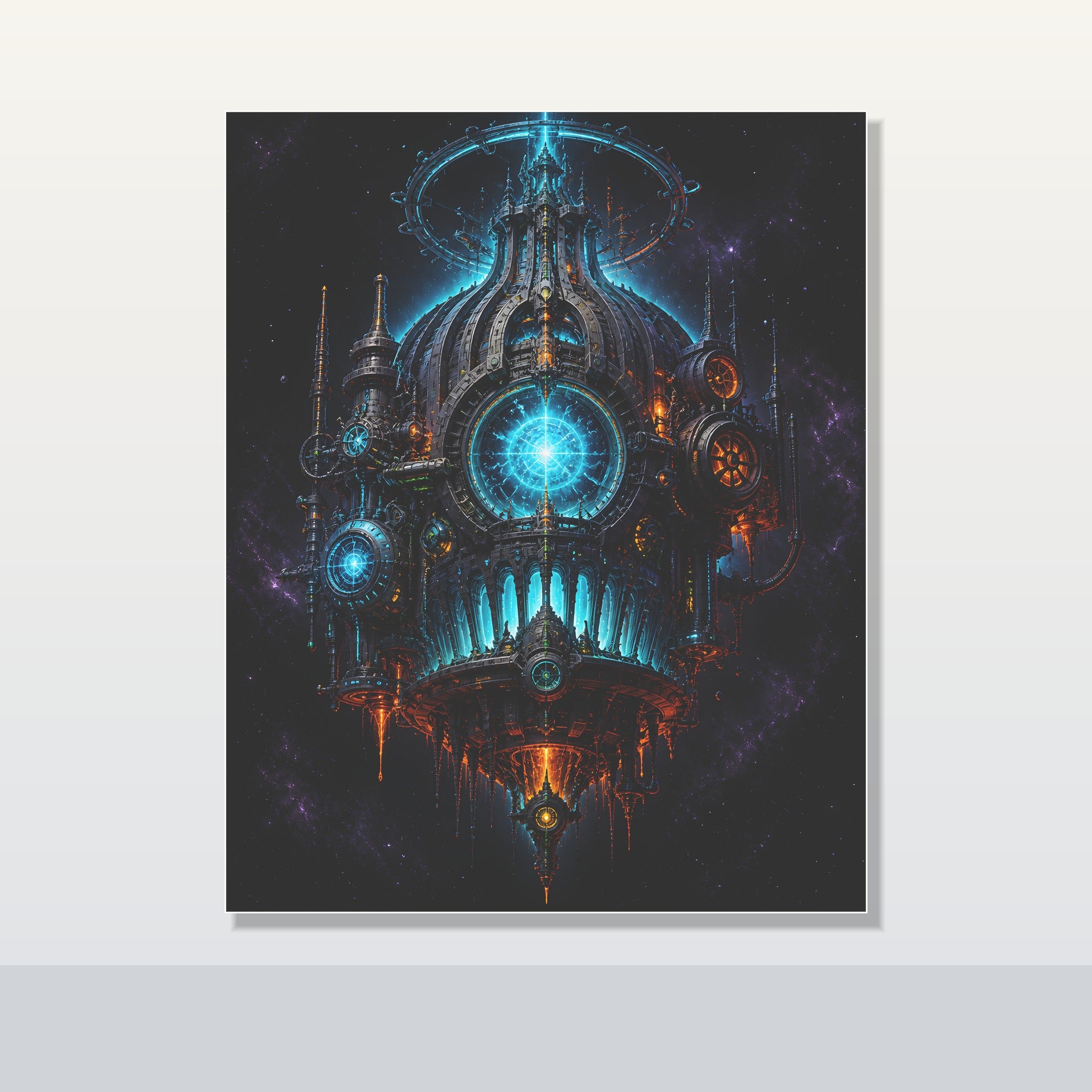 Pressure Cathedral original KOSVYRE poster shown on a clean unframed display