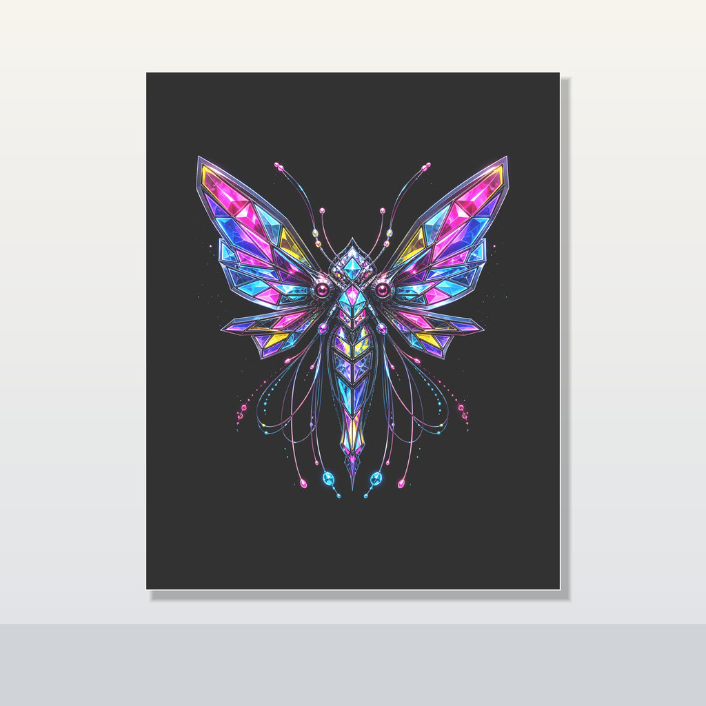 Prism Moth Relay original KOSVYRE poster shown on a clean unframed display