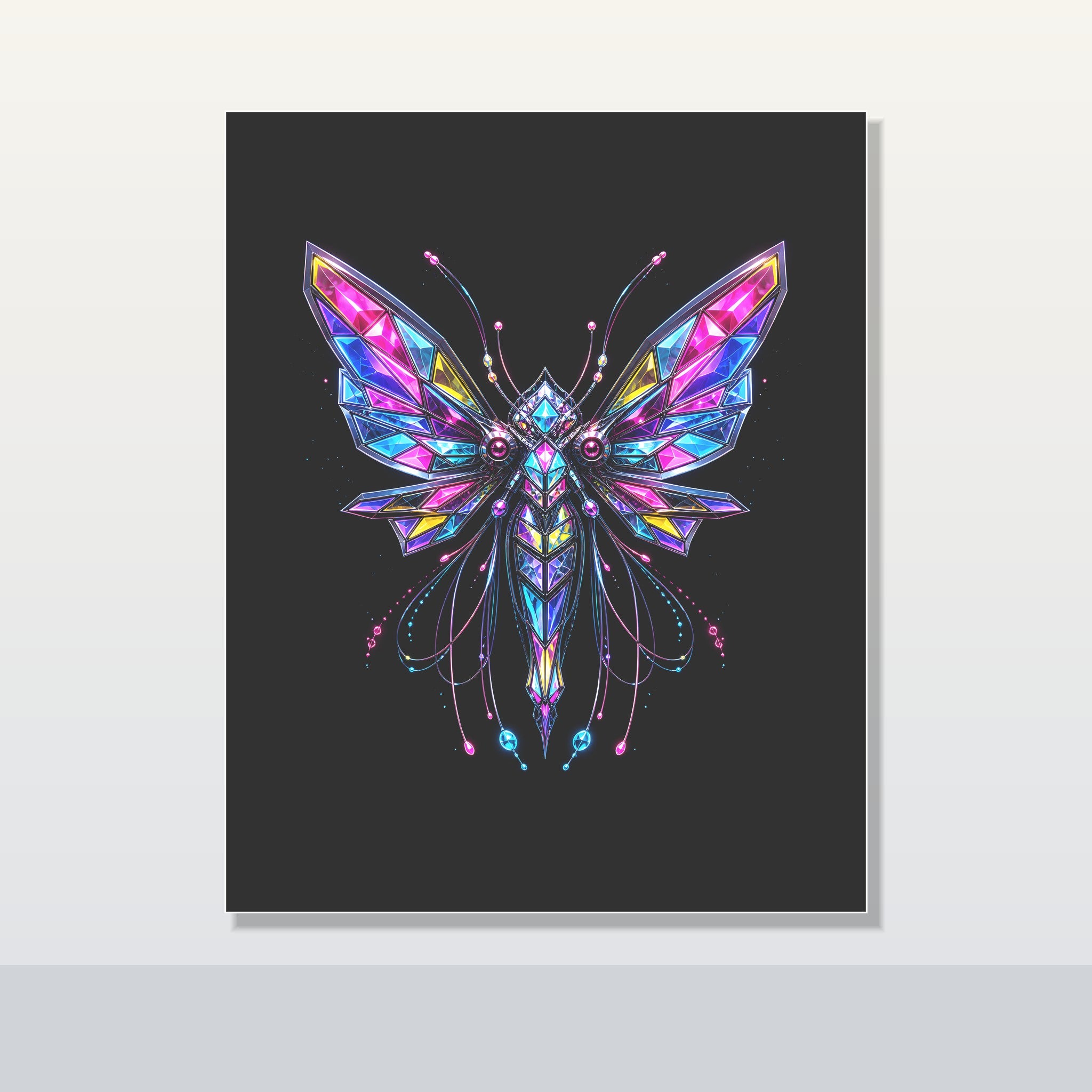 Prism Moth Relay original KOSVYRE poster shown on a clean unframed display