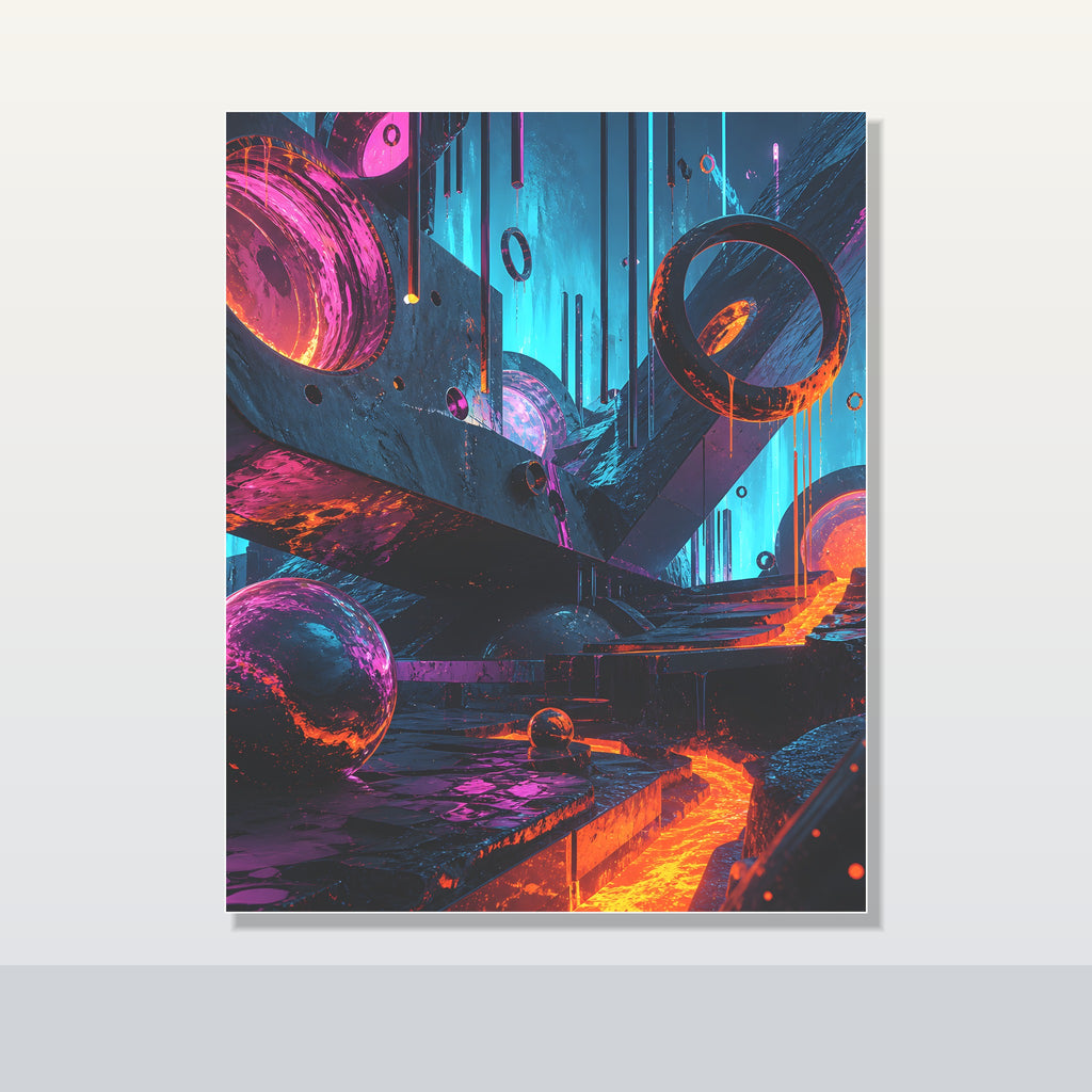 Pulse Foundry original KOSVYRE poster shown on a clean unframed display