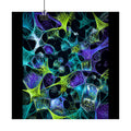 Pulse Habitat original KOSVYRE art print displayed with binder clips