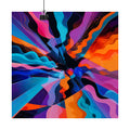 Shatterwave Aperture original KOSVYRE art print displayed with binder clips