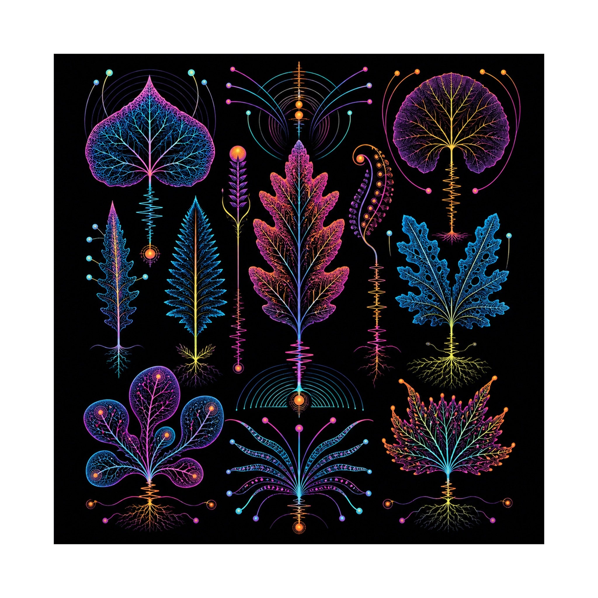 Signal Herbarium original KOSVYRE art print shown on a clean white display