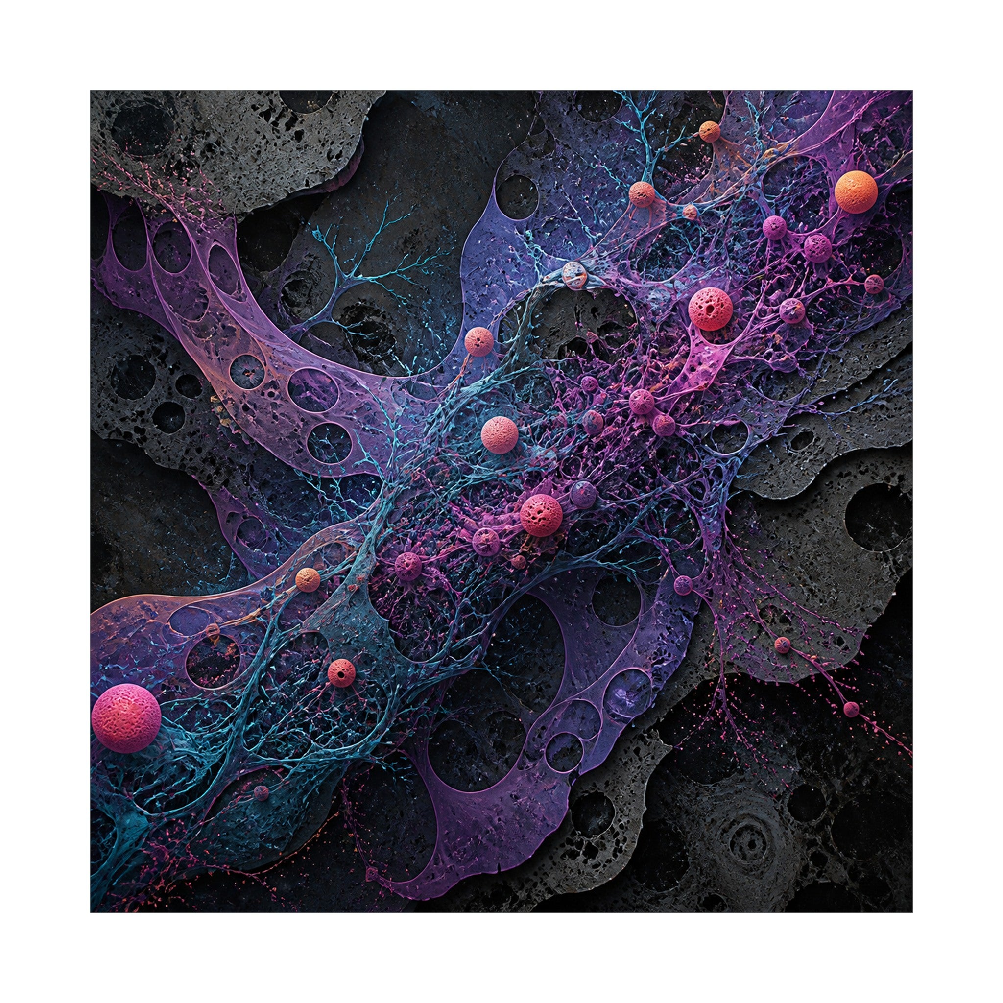 Signal Moss Protocol original KOSVYRE art print shown on a clean white display