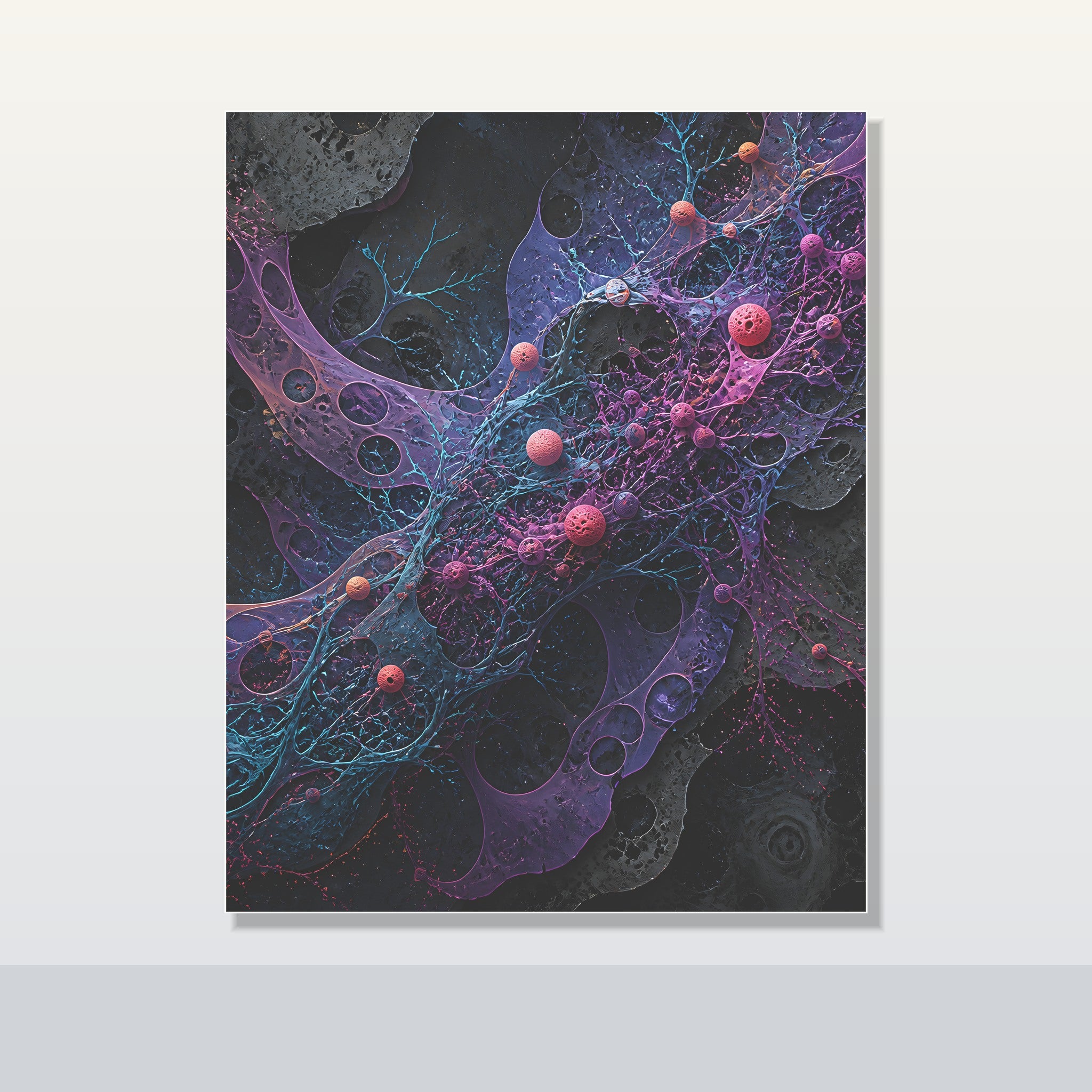 Signal Moss Protocol original KOSVYRE poster shown on a clean unframed display