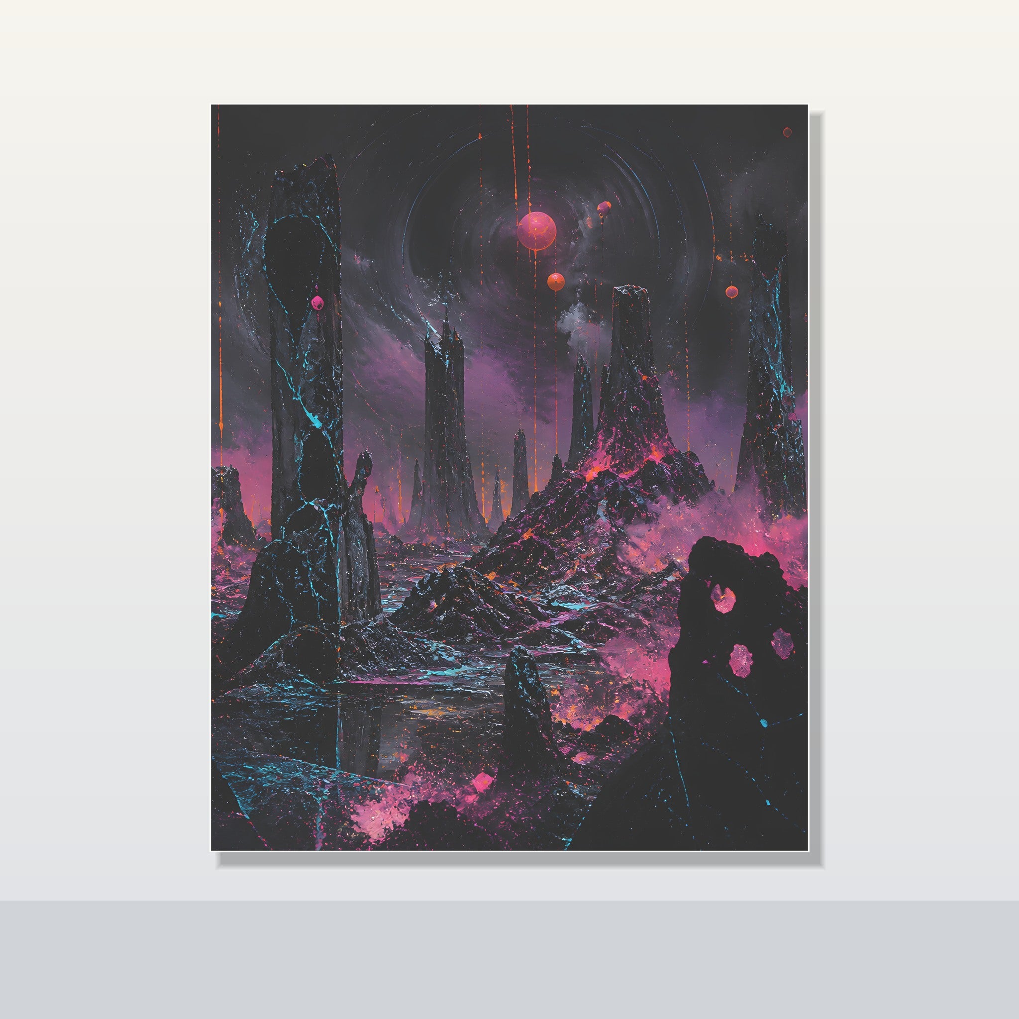 Signal Salt Ruins original KOSVYRE poster shown on a clean unframed display