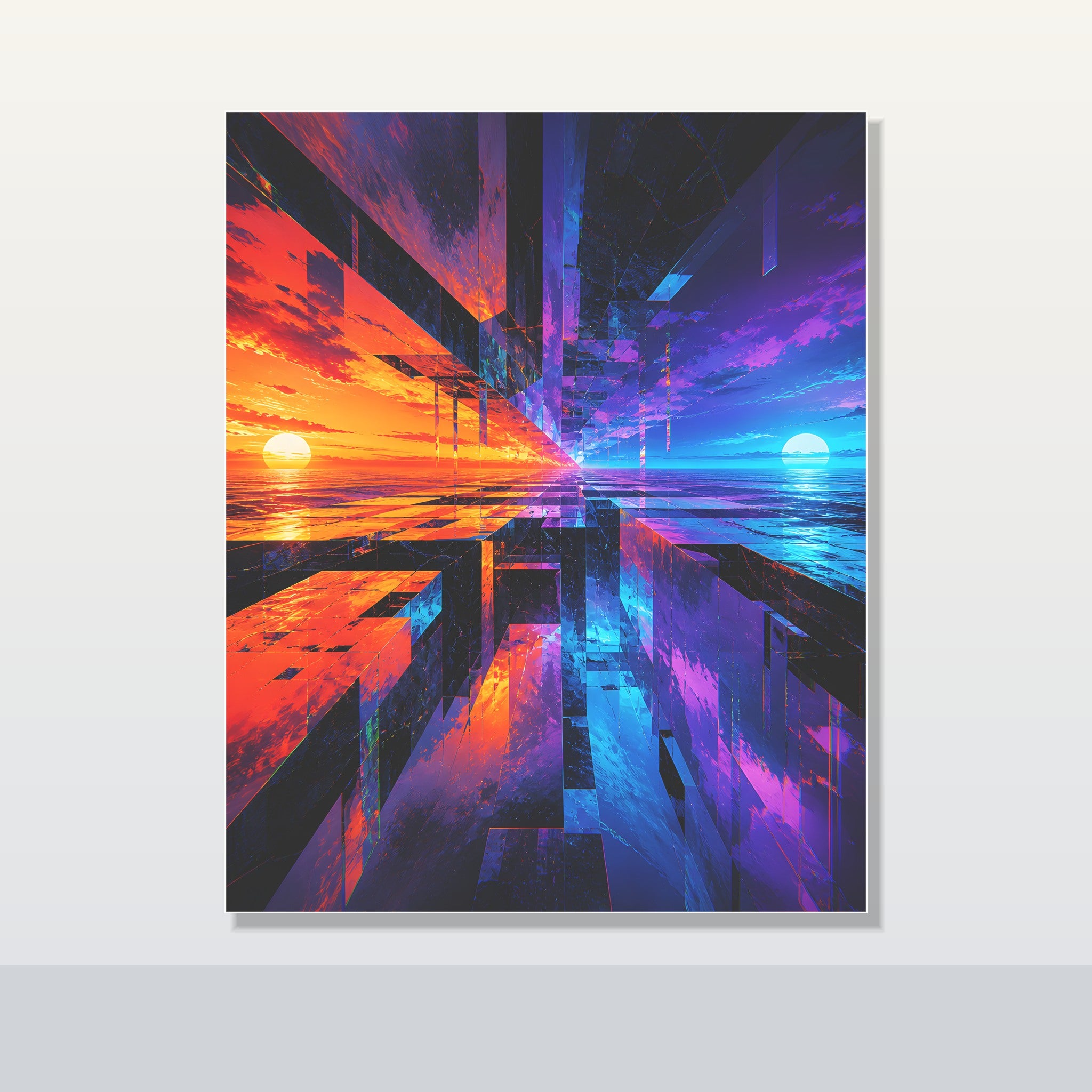 Silt of the Future original KOSVYRE poster shown on a clean unframed display