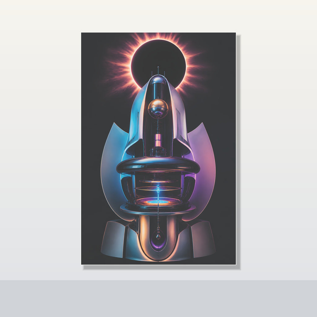 Soft Machine Eclipse original KOSVYRE poster shown on a clean unframed display