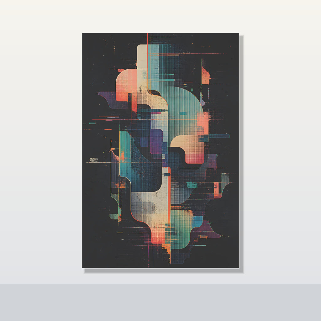 Soft Vector Ruin original KOSVYRE poster shown on a clean unframed display