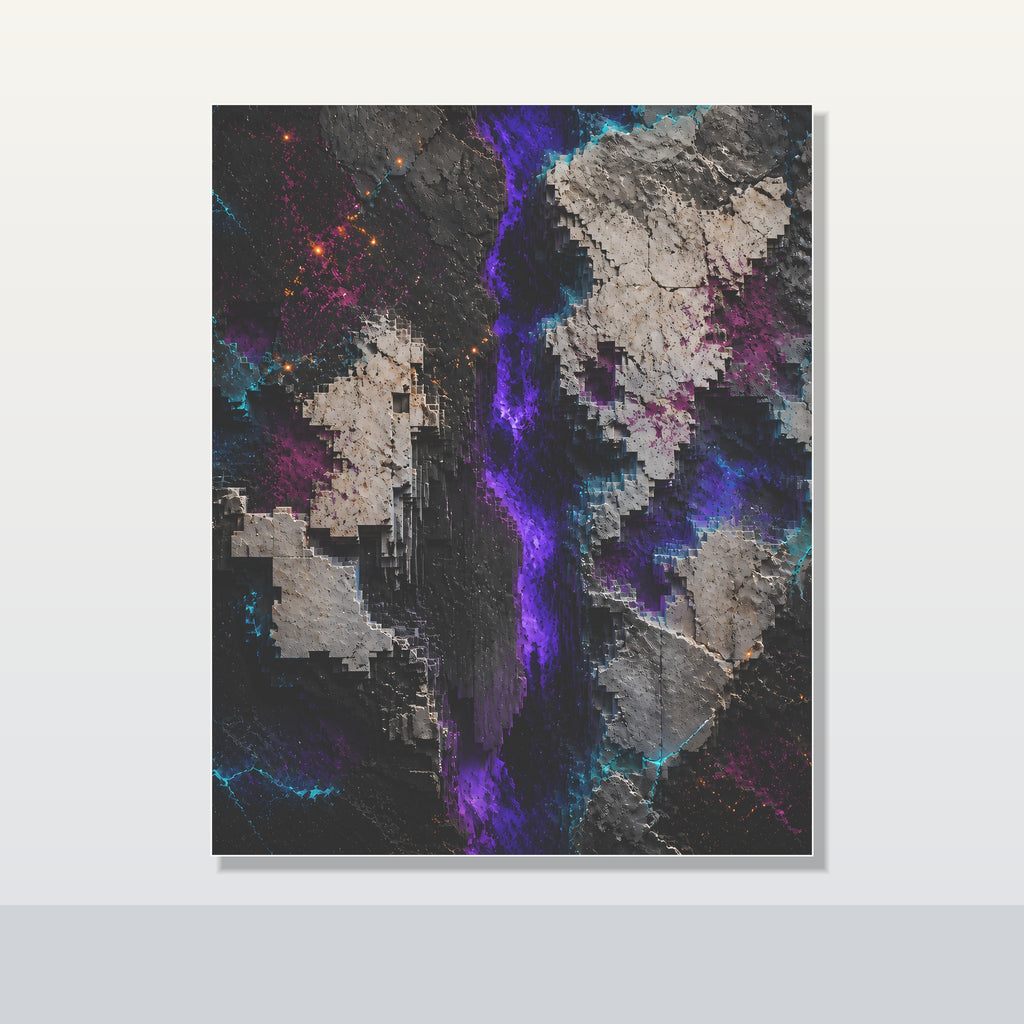 Static Limestone Memory original KOSVYRE poster shown on a clean unframed display