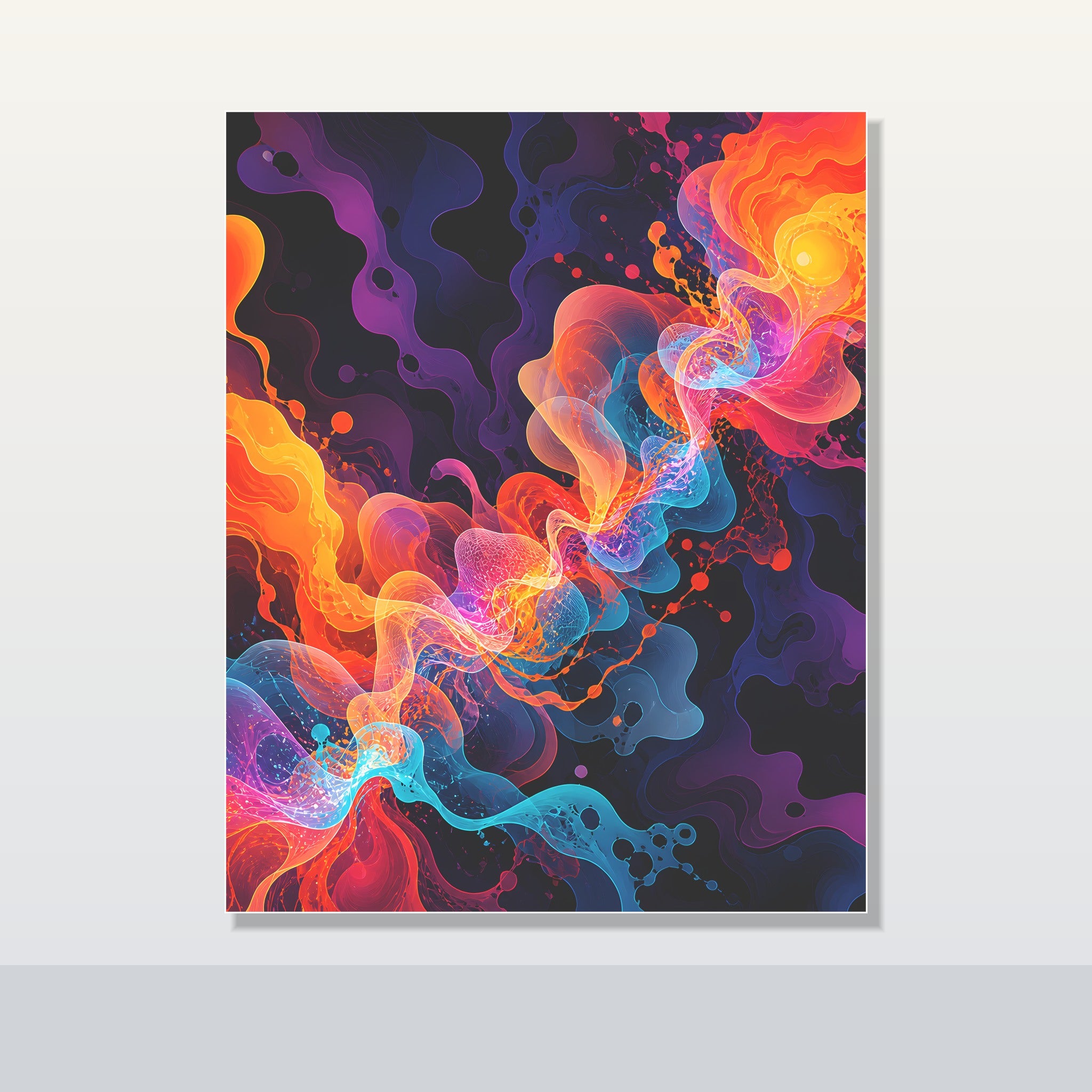 Thermal Bloom Relay original KOSVYRE poster shown on a clean unframed display