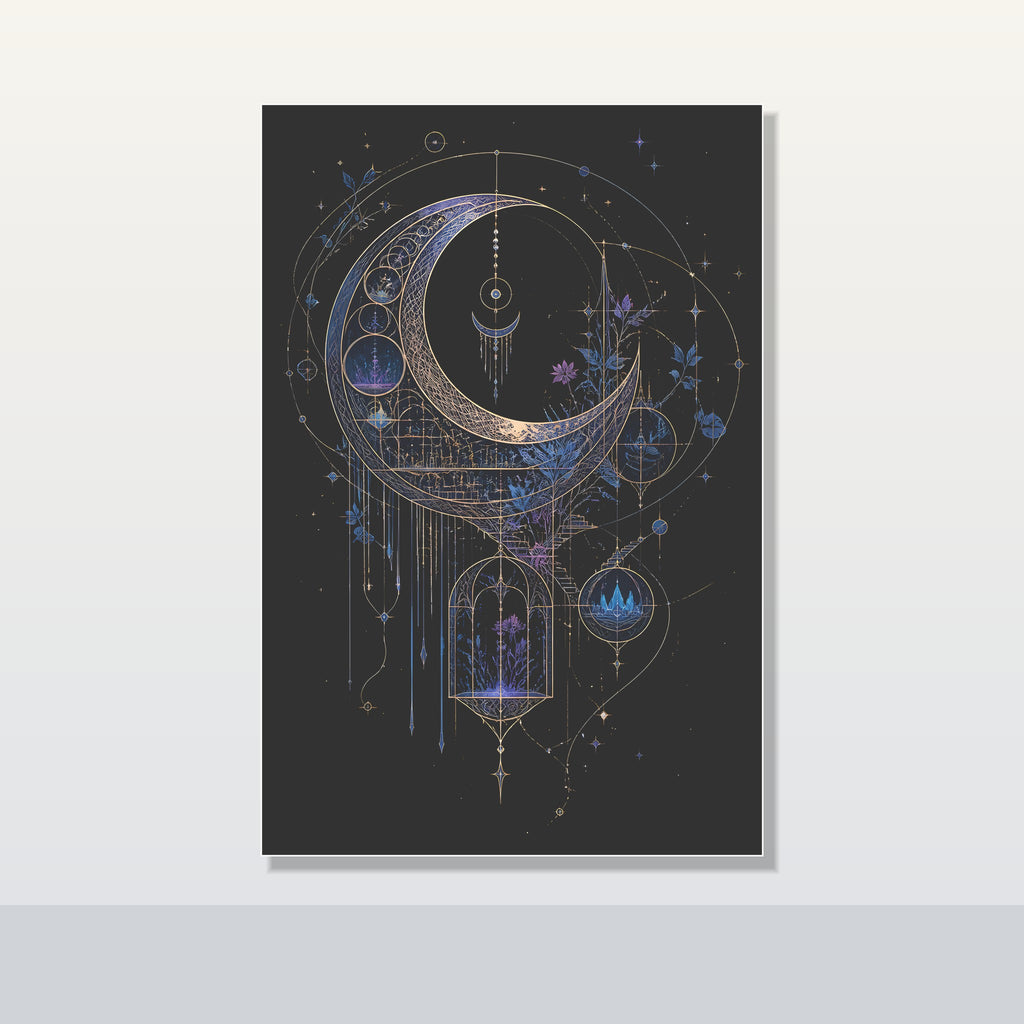 Threaded Moon Archive original KOSVYRE poster shown on a clean unframed display