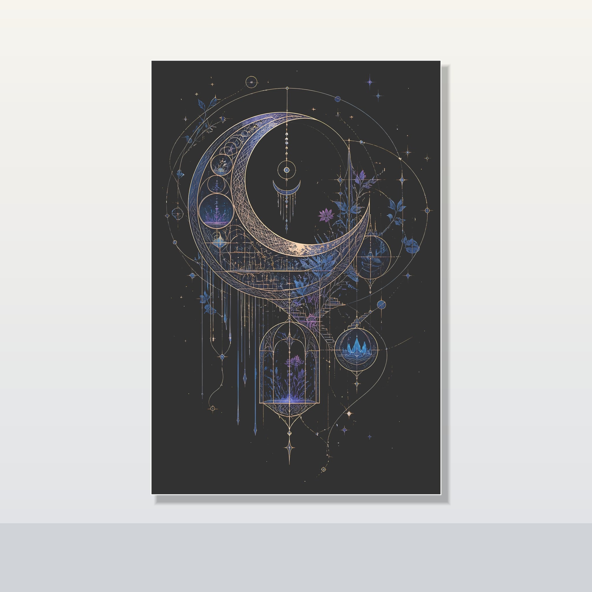 Threaded Moon Archive original KOSVYRE poster shown on a clean unframed display