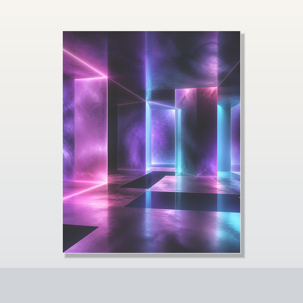 Ultraviolet Waiting Room original KOSVYRE poster shown on a clean unframed display