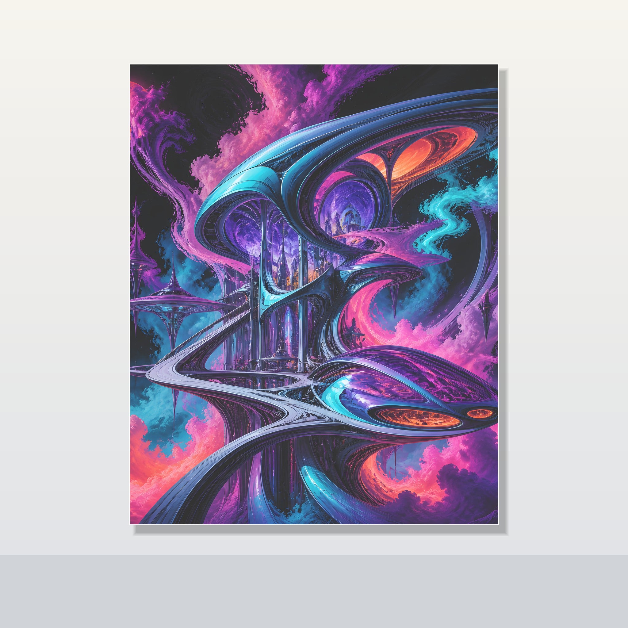Vapor Arc Annex original KOSVYRE poster shown on a clean unframed display